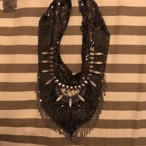 Free people choker chunky style necklace